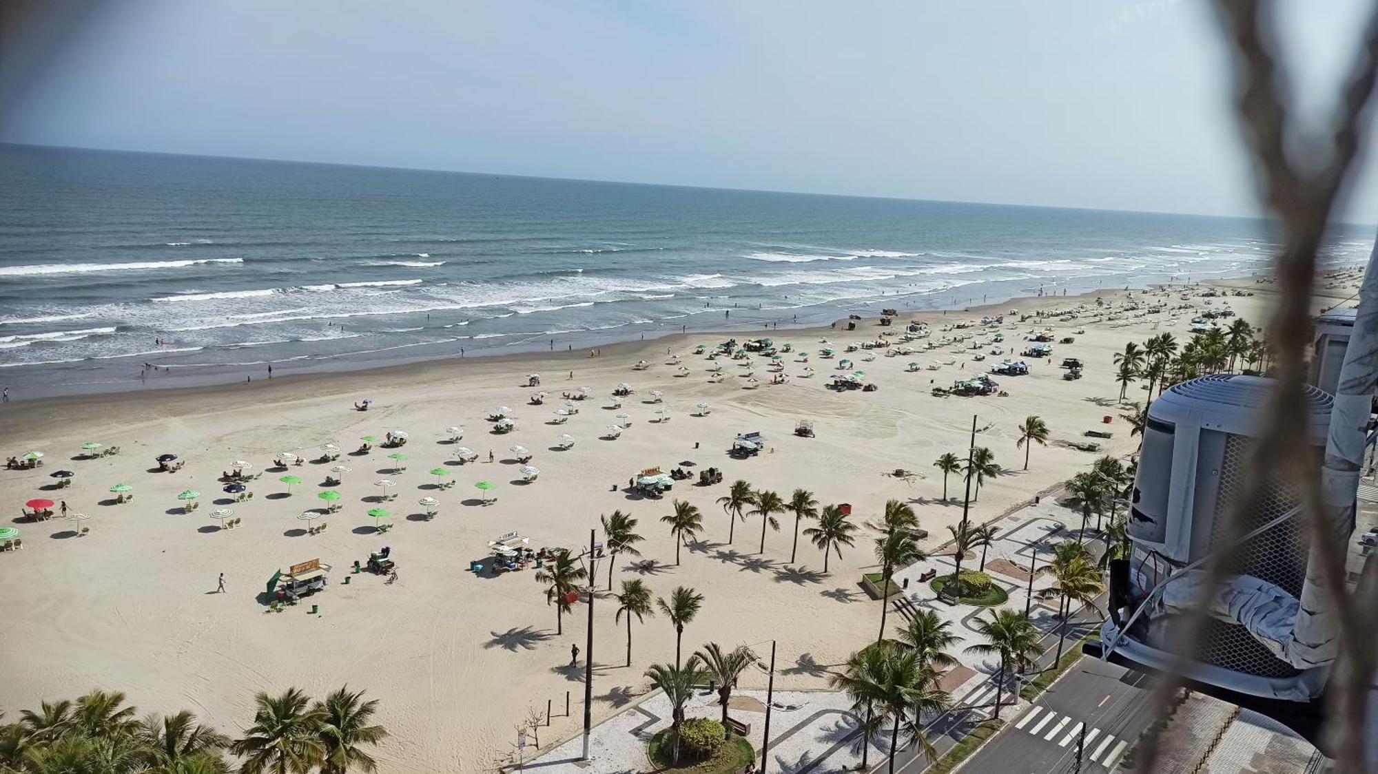 Apartamento De Frente E Com Vista Para O Mar Praia Grande Dış mekan fotoğraf